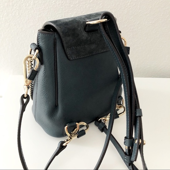 Chloe Faye Mini Backpack Silver Blue - Picture 3 of 8